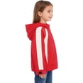 thumbnail image 3 of Jizyo Vestes de Sport pour Enfants Veste Imperméable Extérieure Garçons Filles Coupe-Vent à Capuche Randonnée Rouge 110, 3 of 6