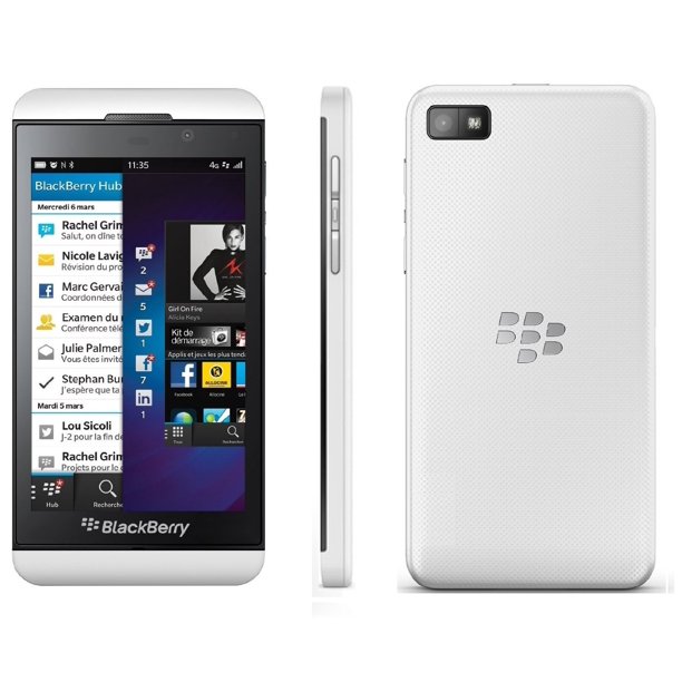Blackberry Z10 16gb White Factory Unlocked Smartphone Stl100 4 Walmart Com