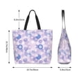 thumbnail image 6 of Fuzoiu Winter With Snowflakes Print Tote Bags for Women,Shoulder Bag, Gym Tote,Top Handle Ladies Shoulder Bags for Work Beach Travel and Shopping Grocery, 6 of 9