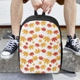 thumbnail image 6 of Salouo Maple Leaf Print Travel Laptop Backpack,17Inch Casual Bag with Side Pockets for Men & Women Stylish Daypack for Weekender/Business/Hiking-One Size, 6 of 6