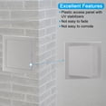 thumbnail image 3 of 4x4 inch(100x100mm) Self-Adhesive Access Panel, ABS Plumbing Access Doors Easy Wall Hole Cover, Grey, 3 of 6
