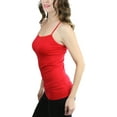 thumbnail image 3 of ToBeInStyle Women's Fitted Adjustable Spaghetti Strap Camisole, 3 of 3