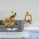 thumbnail image 2 of Figura de escritorio,Estante de estatua de elefante para escritorio,oficina,decoración del hogar,Figura de pensador abstracto,Estatua de pensador abstracto,decoración para el hogar,Figura, 2 of 8