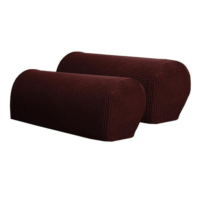 2pcs Premium Elastic Armrest Covers Fits for Most Sofa Arms,Soft Sofa Cover