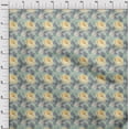 thumbnail image 4 of oneOone Polyester Spandex Dusty Teal Green Fabric Floral Sewing Craft Projects Fabric Prints By Yard 56 Inch Wide, 4 of 4