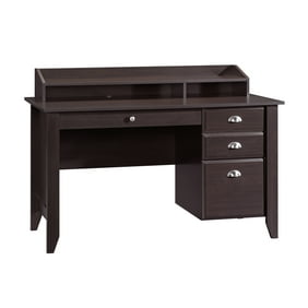 Sauder Stockbridge Executive Trestle Desk Jamocha Wood Finish