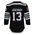 thumbnail image 3 of Youth Nico Hischier Black New Jersey Devils 2021/22 Alternate Premier Player Jersey, 3 of 3