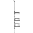 thumbnail image 2 of vidaXL 3-Tier Hanging Laundry Drying Rack Aluminium, 2 of 5