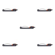 Thinsony Watering Connect Garden Hose And Start Watering With Ease Easy To UseConnect Garden Hose To Sprinkler And Water Will Orange black 5Set