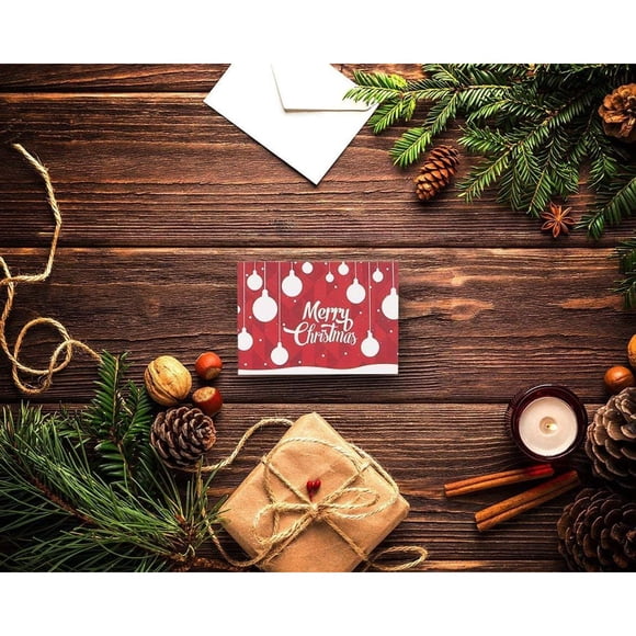 36 Pack Assorted Merry Christmas Greeting Cards with Envelopes, 36 Holiday Designs (4x6 In)