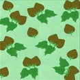 thumbnail image 1 of Ahgly Company Machine Washable Indoor Square Transitional Green Area Rugs, 7' Square, 1 of 7