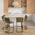 thumbnail image 7 of Pemberly Row Contemporary Bar Height Stool (Set of 2) in Olive, 7 of 7