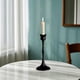 thumbnail image 4 of Candelabros vintage de hierro forjado negro para mesa de comedor, adorno decorativo, candelabros perfumados, recipiente para velas, candelabro de hierro para cenas a la luz de las velas., 4 of 6