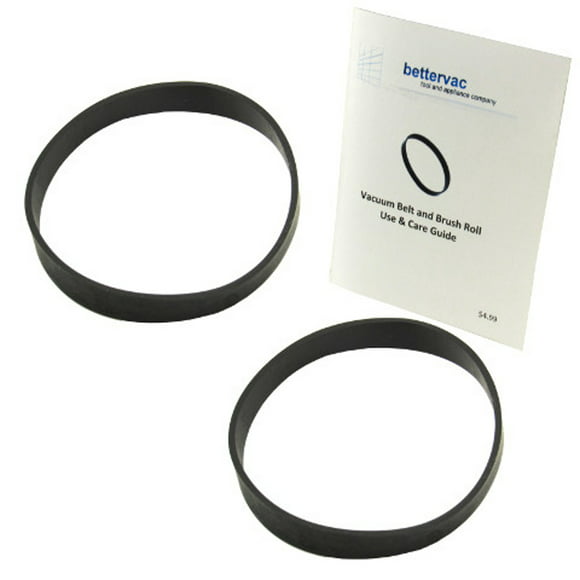 Compatible with Bissell PowerForce & PowerForce Helix Vacuum Belt 2 Pack #2031093 Bundled With Use & Care Guide