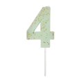 thumbnail image 3 of Meri Meri Mint Number 4 Candle, 3 of 4