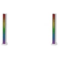thumbnail image 3 of Naiovety Hogar Sala de estar RGB Colorido Luz recargable Juego Control de sonido Lámpara inalámbrica Accesorio de iluminación 32 Cuentas 32 Cuentas Blanco 2Conjunto, 3 of 6