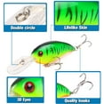 thumbnail image 3 of Windfall 10cm 14.52g Crank Baits Fishing Lure, Crankbait Swimbaits Deep Diving Sinking Hard Lure Fishing Tackle for Freshwater/Saltwater, 1Pc Artificial Crank Bait, 3 of 8