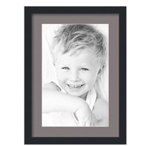 ArtToFrames 15x21" Matted Picture Frame with 11x17" Single Mat Photo Opening Framed in 1.25" Satin Black and 2" Pewter Mat (FWM-3926-15x21)