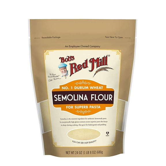 Bob,S Red Mill Semolina Pasta Flour (24 Ounce, Pack Of 2)