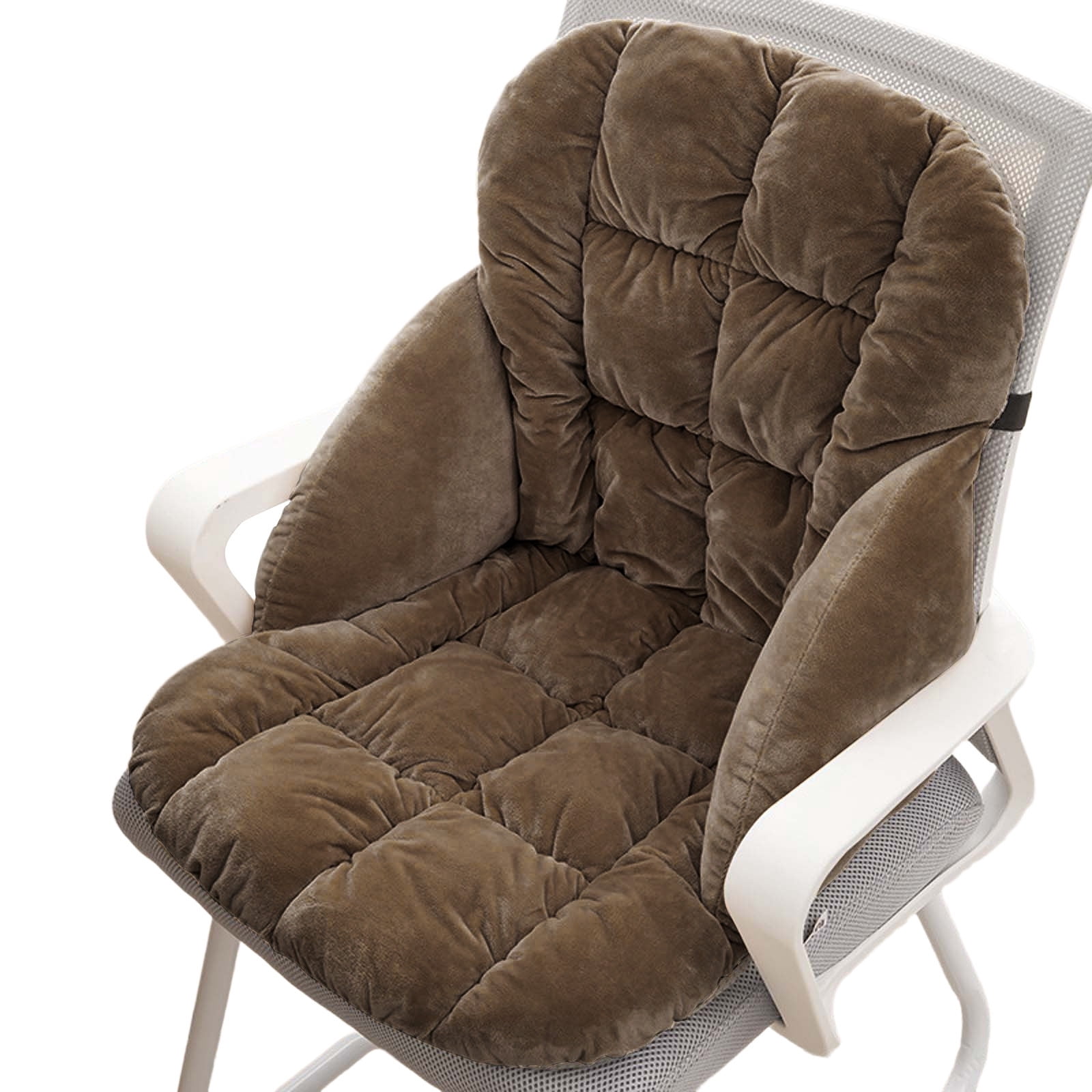 Kbndieu Heated Seat Cushion for Office Chair, Portable Heating Chair Pad, Soft Thick Chair Warmer for Back, Waist, Hips, Thighs Home Office Use