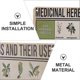 thumbnail image 3 of Knowledge Metal Poster Vintage Metal Sign Metal Craft Sign Craft Knowledge Sign, 3 of 4