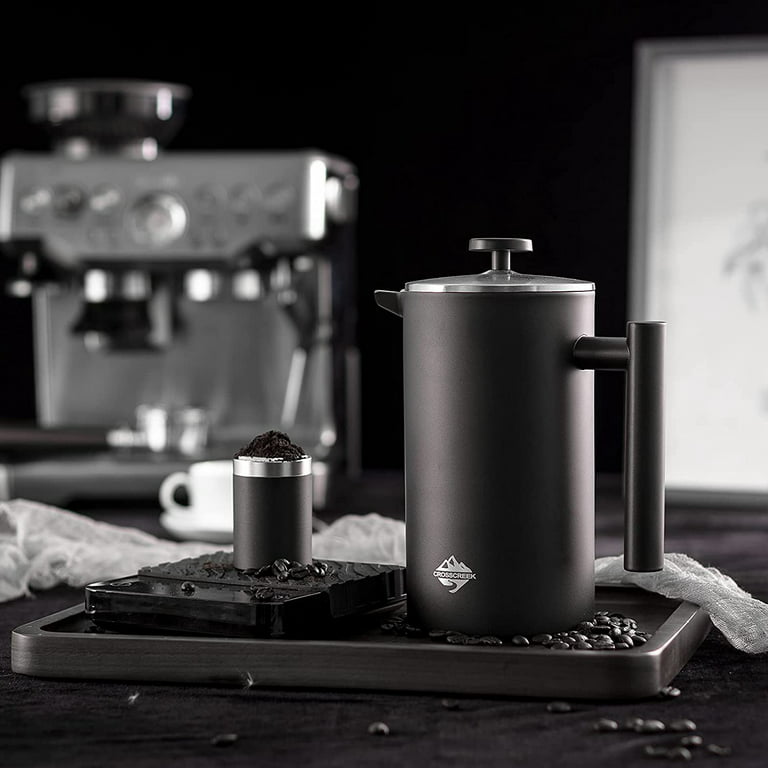 Coffee Maker/Coffee Mug Hand Brewing Coffee Press Pot, 350 ML Stainless  Steel Coffee Press French Press Home Coffee Press