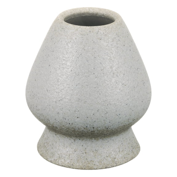 Uxcell Ceramic Chasen Stand 70mm Matcha Whisk Holder Teas Set Whisks Stand Traditional Matcha Tea Chasen Holder Tea Set Accessories for Tea Tasting, Earth Yellow