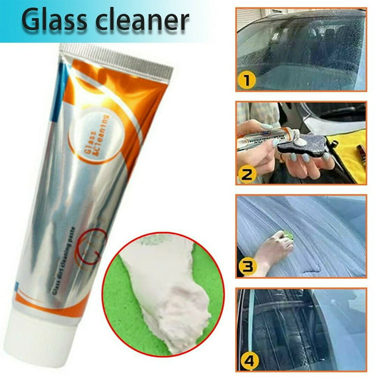 2pcs 50g Glass Oil Film Removing Paste,Car Windshield Oil Film Cleaner new