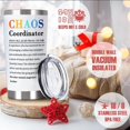 thumbnail image 2 of Chaos Coordinator Tumbler Christmas Employee Thank You Gifts for Women - Best Boss Appreciation Gifts for Women Male Female Boss, Funny Birthday Gifts for Women Farewell Gifts for Coworkers, 2 of 6