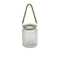 thumbnail image 6 of Ribbed Round Jar With Rope Wrapped Neck - 4.25"X4.25"X5.75", 6 of 6