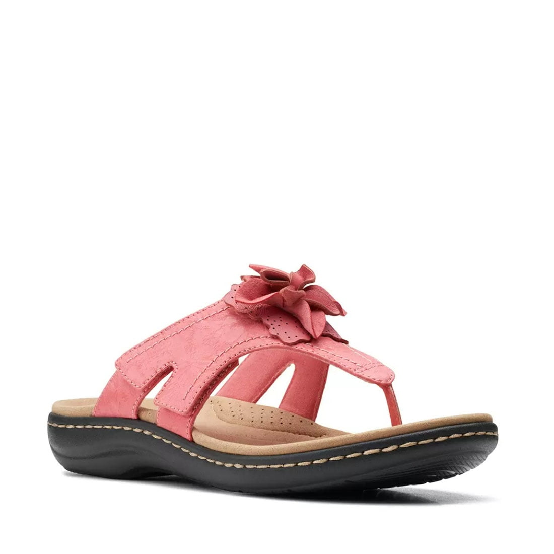 clarks ladies pink sandals