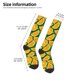 thumbnail image 2 of Fotbe Orange Calcetas Divertidas Estampadas para Hombre y Mujer, Calcetas de Algodón hasta la Rodilla para Caminar, Correr, Enfermería y Embarazo, 2 of 6