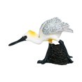 thumbnail image 4 of Mini figura de Spoonbill de cara negra, decoración de jardín de hadas, modelo de ave realista de bricolaje para niños, 4 of 8