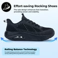 thumbnail image 5 of Artlea Wide Toe Box Shoes Mens Walking Shoes with Arch Support Plantar Fasciitis Walking Sneakers for Arch and Heel Pain Relief, Size 12, 5 of 6