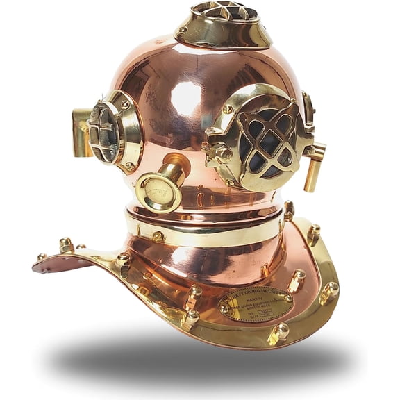 Nautical Marine Diving helmet Scuba US Navy V Mark Mini Divers Helmet Vintage Antique Maritime Deep Sea Divers helmet