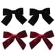 thumbnail image 1 of 4pcs Accesorios para el cabello Hecho de terciopelo Diseño de arco Diseño de cabello Tocado Decoraciones para el cabello, 1 of 5
