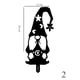 thumbnail image 2 of Estaca de jardín, decoración de Papá Noel, estaca de arte, estaca de acrílico hueca, accesorio de inserción de suelo, tipo 2 Eigraketly HA005534-02, 2 of 6