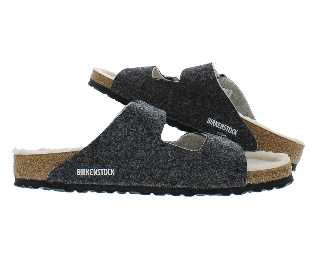 Birkenstock Mens, Arizona Wool Sandal - Regular Width 13 Anthracite