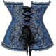 thumbnail image 3 of Mimigo Women Lace Up Back Sexy Floral Corset For Women Lingerie Bustier Top Plus Size, 3 of 4