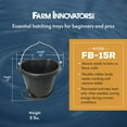 thumbnail image 3 of 18 Qt Heated Flat-Back Rubber Bucket, 3 of 9