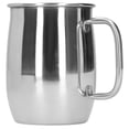 thumbnail image 2 of Tasse à Bière en Acier Inoxydable 1000ml avec Poignée Tasse à Café Portable, 2 of 8