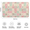thumbnail image 3 of Pioneer Flower Floral Print Pattern Bathroom Rugs Mat, Non Slip Microfiber Bathroom Rug with Rubber Backing, Soft Mats for Bathroom Floor Tub Shower, 17"x30", 3 of 5