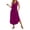 Z-Hot Pink24, variant on JIAYUE Women's Dress A-Line Mid-Calf Casual Sleeveless Tank With Pockets Summer Beach Solid Color V Neck Classic Female Dresses