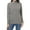 Gray, variant on Women's Turtleneck Sweaters Long Sleeve Pullover Sweaters Mock Neck Knitted T-Shirt Basic Slim Fit Tee Tops White L