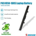 thumbnail image 4 of 14.4V 45Wh PA5185U-1BRS Laptop Battery for Toshiba Satellite C50 C55 C55L C55T L55 L55D L55T PA5186U-1BRS PA5184U-1BRS PA5195U-1BRS, 4 of 7