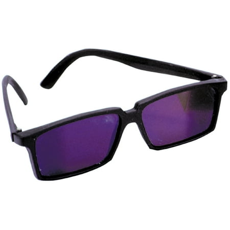 Spy Mirror Rearview Glasses, Black, One Size (5.75 Wide)