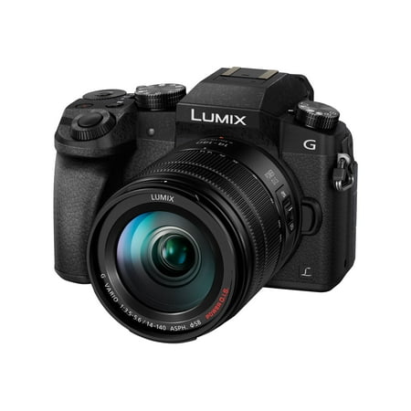 Panasonic Lumix G DMC-G7H - Digital camera - mirrorless - 16.0 MP - Four Thirds - 4K - 10x optical zoom 14-140mm lens - Wi-Fi - black