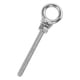thumbnail image 1 of unbranded Tornillo Ojo Con Anillo Para Colgar Resistente En Inoxidable Color Plateado, 1 of 8