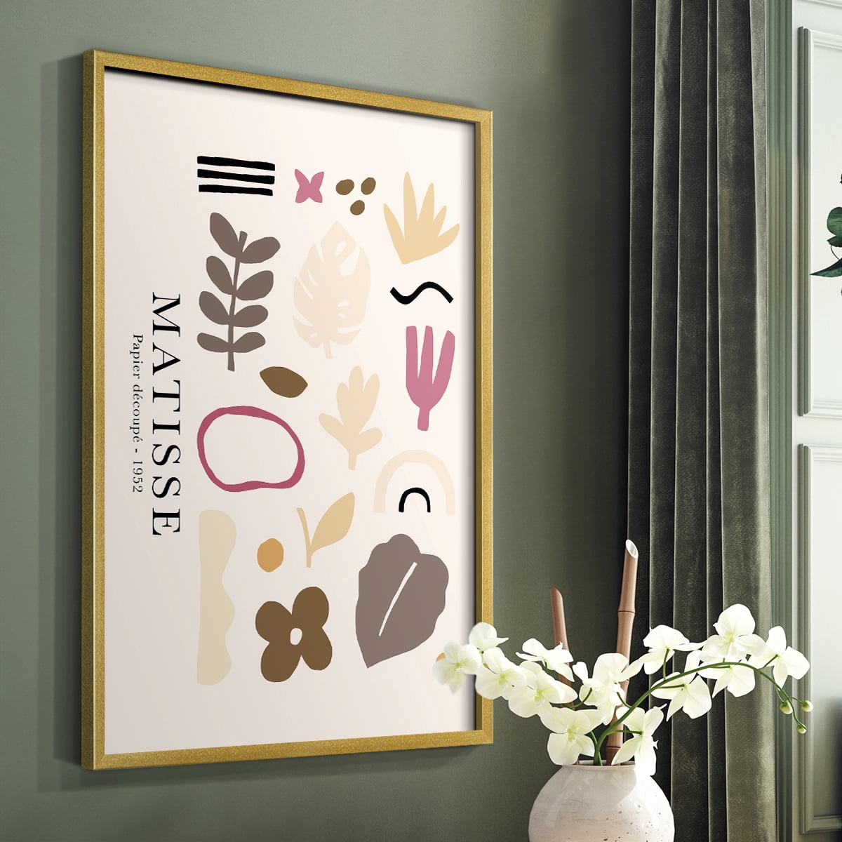 Matisse CCLXV in Solid Wood 22 x 28 Framed Print