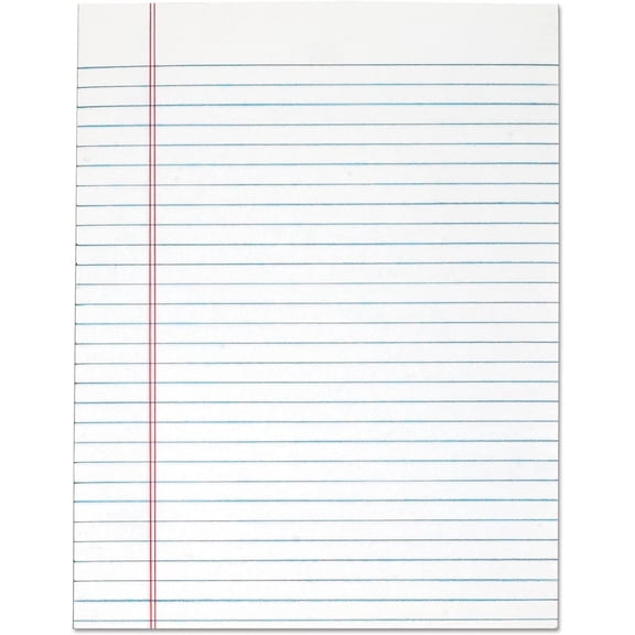 TOPS 7523 the Legal Pad Glue Top Pads, Legal/Wide, 8 1/2 x 11, White, 50 Sheets, Dozen